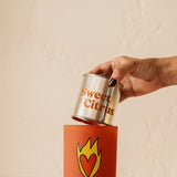 Flaming Heart Candle