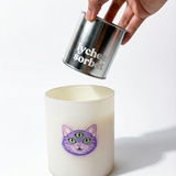 Three-Eyed Cat Candle